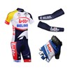 2013 lotto Cycling Jersey+bib Shorts+Arm Sleeves+Gloves S