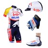 2013 lotto Cycling Jersey+bib Shorts+Cap+Gloves+Shoe Covers S