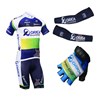 2013 greenedge Cycling Jersey+bib Shorts+Arm Sleeves+Gloves S