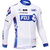 2013 fdj Cycling Jersey Long Sleeve Only Cycling Clothing S