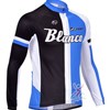 2013 blanco Cycling Jersey Long Sleeve Only Cycling Clothing S