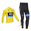 2013 SKY Cycling Jersey Long Sleeve and Cycling Pants Cycling Kits S