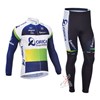 2013 greenedge-orica Cycling Jersey Long Sleeve and Cycling Pants Cycling Kits S