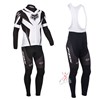 2013 FF Cycling Jersey Long Sleeve and Cycling bib Pants Cycling Kits Strap S