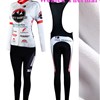 2013 Women Rocky Mountain Black Thermal Fleece Cycling Jersey Long Sleeve and Cycling bib Pants