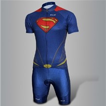 2013 Superman Children Cycling Jersey Short Sleeve and Cycling Shorts Cycling Kits in size 2XS-4XS