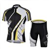 2013-banmaxian-black-white-Cycling Jersey Short Sleeve and Cycling Shorts Cycling Kits S