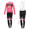2012 women Garmin Cycling Jersey Long Sleeve and Cycling Bib Pants