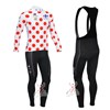 2013 tour of france Cycling Jersey Long Sleeve and Cycling bib Pants Cycling Kits Strap S