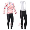 2013 tour of france Cycling Jersey Long Sleeve and Cycling bib Pants Cycling Kits Strap