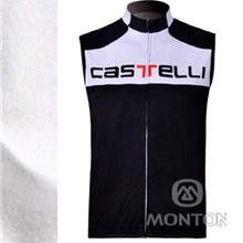 2013 Castelli Winter Thermal Fleece Cycling Windproof Vest Sleevesless ciclismo