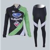 2012 women subaru Cycling Jersey Long Sleeve and Cycling Pants Cycling Kits S