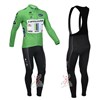 2013 Tour of France Cannondale Cycling Jersey Long Sleeve and Cycling Bib Pants Cycling Kits Strap