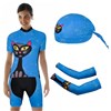 2013 women Cycling Jersey+Shorts+Scarf+Arm sleeves