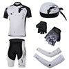2013 zhiji Cycling Jersey+Shorts+Scarf+Arm sleeves+Gloves