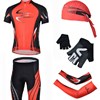 2013 qihang Cycling Jersey+Shorts+Scarf+Arm sleeves+Gloves S