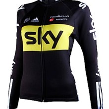 2012 women SKY Cycling Jersey Long Sleeve Only Cycling Clothing