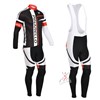 2013 pinarello  Cycling Jersey Long Sleeve and Cycling Bib Pants Cycling Kits Strap S