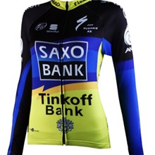 2012 women saxo bank Cycling Jersey Long Sleeve Only Cycling Clothing