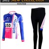 2012 women Lampre Cycling Jersey Long Sleeve and Cycling Pants Cycling Kits S