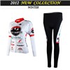 2012 women rocky Thermal Fleece Cycling Jersey Long Sleeve and Cycling Pants S