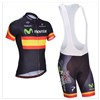 2014 movistar Cycling Jersey Short Sleeve and Cycling bib Shorts Cycling Kits Strap