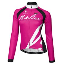 2013 Women Nalini Thermal Fleece Cycling Jersey Long Sleeve Only Cycling Clothing