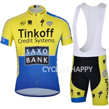 2014 SAXOBANK Cycling Jersey Short Sleeve and Cycling bib Shorts Cycling Kits Strap