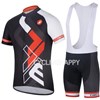 2014  Castelli Cycling Jersey Short Sleeve and Cycling bib Shorts Cycling Kits Strap