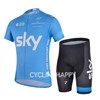 2014 SKY Cycling Jersey Short Sleeve and Cycling Shorts Cycling Kits