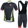 2014 Castelli  Cycling Jersey Short Sleeve and Cycling bib Shorts Cycling Kits Strap S
