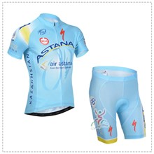 2014 ASTANA Cycling Jersey Short Sleeve and Cycling Shorts Cycling Kits