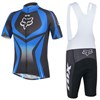 2014 FOX Cycling Jersey Short Sleeve and Cycling bib Shorts Cycling Kits Strap S