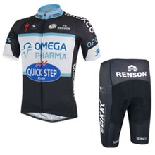 2014 Quick-step  Cycling Jersey Short Sleeve and Cycling Shorts Cycling Kits