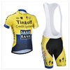 2014 saxo bank  Cycling Jersey Short Sleeve and Cycling bib Shorts Cycling Kits Strap S