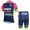 2014 Lampre Cycling Jersey Short Sleeve and Cycling Shorts Cycling Kits
