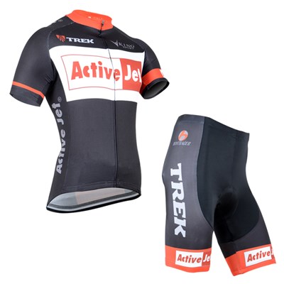 2014 TREK Active Jet Cycling Jersey Short Sleeve and Cycling Shorts Cycling Kits
