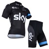 2014 SKY  Cycling Jersey Short Sleeve and Cycling Shorts Cycling Kits