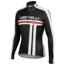 2014  Castelli Thermal Fleece Cycling Jersey Long Sleeve Only Cycling Clothing