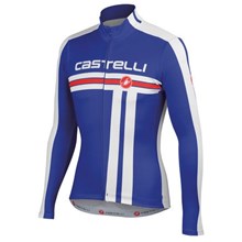 2014  Castelli Thermal Fleece Cycling Jersey Long Sleeve Only Cycling Clothing
