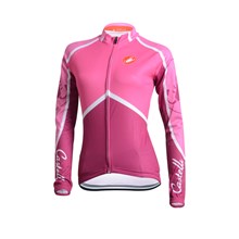 2014  Women CASTELLI Thermal Fleece Cycling Jersey Long Sleeve Only Cycling Clothing