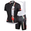 2014 SIDI Cycling Jersey Short Sleeve and Cycling bib Shorts Cycling Kits Strap