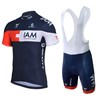 2014 IAM Cycling Jersey Short Sleeve and Cycling bib Shorts Cycling Kits Strap