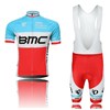 2014 BMC Cycling Jersey Short Sleeve and Cycling bib Shorts Cycling Kits Strap