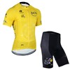 2014 Tour De France yellow Cycling Jersey Short Sleeve and Cycling Shorts Cycling Kits