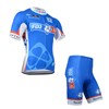 2014 FDJ Cycling Jersey Short Sleeve and Cycling Shorts Cycling Kits