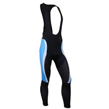 2014 CASTELLI Blue White Thermal Fleece Cycling bib Pants Only Cycling Clothing