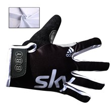 SKY Black Cycling Gloves Thermal Fleece Long Finger