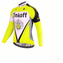 2017 Tinkoff yellow Cycling Jersey Long Sleeve Only Cycling Clothing cycle jerseys Ropa Ciclismo bicicletas maillot ciclismo
