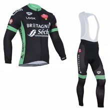 2015 Seche BRTAGN Cycling Jersey Long Sleeve and Cycling bib Pants Cycling Kits Strap XXS